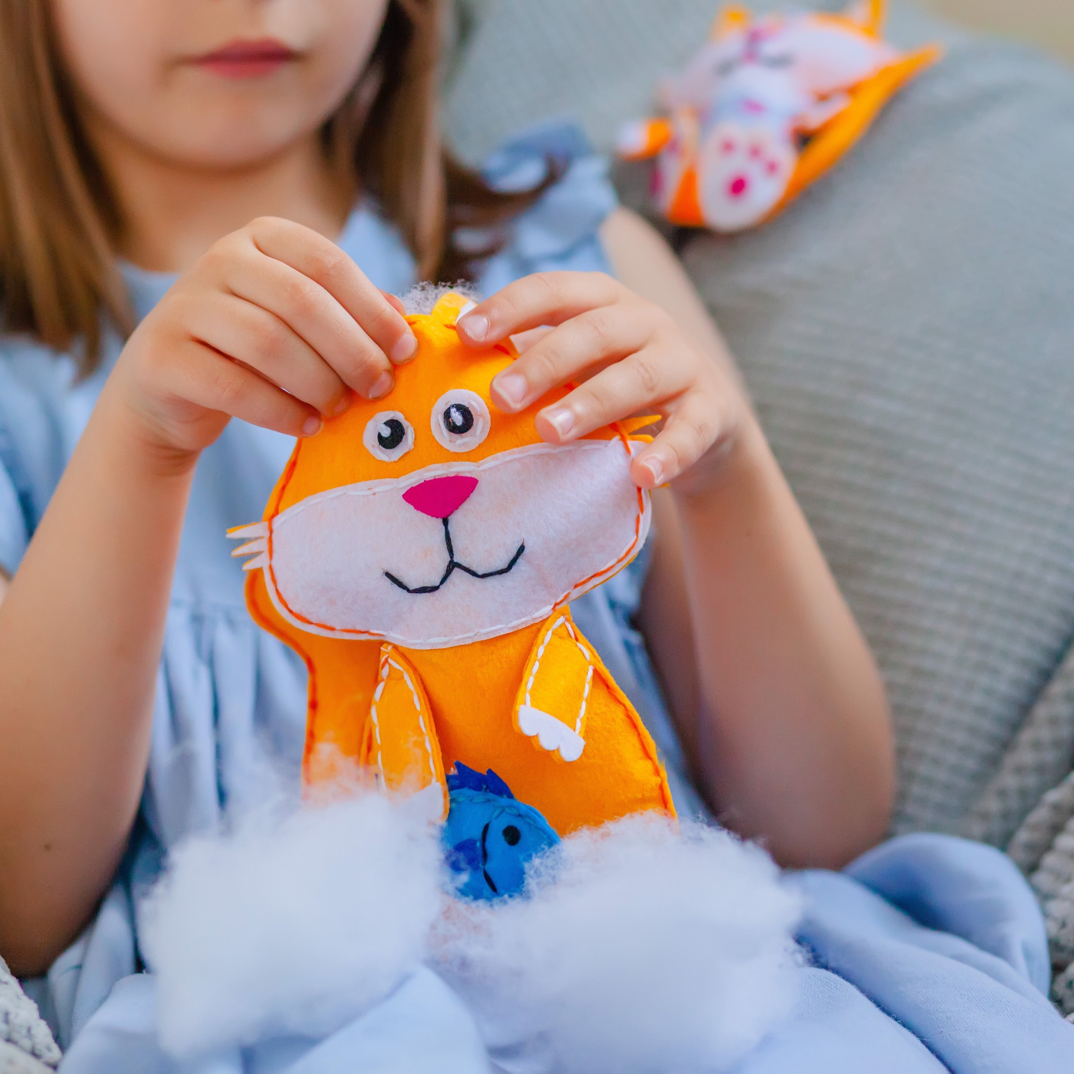 Felt Cat Kit - Mom & Baby