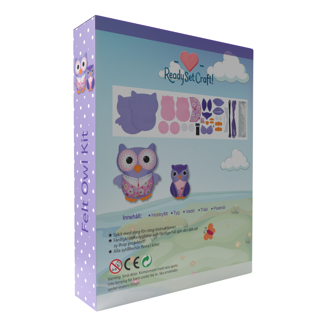 Felt Owl Kit – Mom & Baby